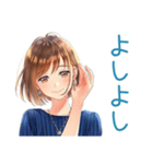 大人のお姉さんの毎日挨拶（個別スタンプ：34）