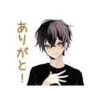 黒猫系男子★グルチャ（個別スタンプ：3）