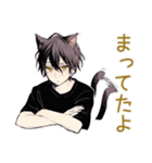 黒猫系男子★グルチャ（個別スタンプ：4）