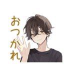 黒猫系男子★グルチャ（個別スタンプ：10）