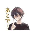 黒猫系男子★グルチャ（個別スタンプ：16）