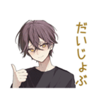 黒猫系男子★グルチャ（個別スタンプ：21）