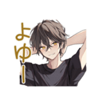 黒猫系男子★グルチャ（個別スタンプ：24）