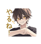 黒猫系男子★グルチャ（個別スタンプ：31）
