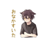 黒猫系男子★グルチャ（個別スタンプ：37）