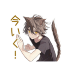 黒猫系男子★グルチャ（個別スタンプ：38）