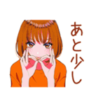 ボブカットの女の子★毎日挨拶（個別スタンプ：26）