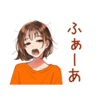 ボブカットの女の子★毎日挨拶（個別スタンプ：29）