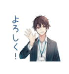 社畜の体調不良★早退と引き継ぎ（個別スタンプ：3）