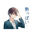 社畜の体調不良★早退と引き継ぎ（個別スタンプ：4）