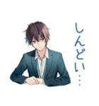 社畜の体調不良★早退と引き継ぎ（個別スタンプ：8）