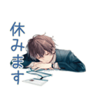 社畜の体調不良★早退と引き継ぎ（個別スタンプ：13）