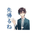 社畜の体調不良★早退と引き継ぎ（個別スタンプ：21）