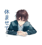 社畜の体調不良★早退と引き継ぎ（個別スタンプ：27）