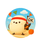 しまちゃんと一緒:秋（個別スタンプ：7）