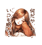 頑張るオトナ女子の日常♡ネガティブver.（個別スタンプ：21）