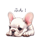 とてもかわいいフレンチ ブルドッグ（個別スタンプ：4）