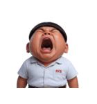 やんちゃなおかっぱ少年 (NT)（個別スタンプ：3）