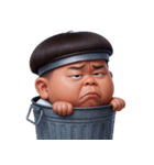 やんちゃなおかっぱ少年 (NT)（個別スタンプ：5）