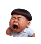やんちゃなおかっぱ少年 (NT)（個別スタンプ：8）