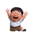 やんちゃなおかっぱ少年 (NT)（個別スタンプ：22）