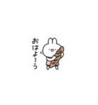 サクッと返信【ミニ】うさちゃん（個別スタンプ：1）