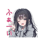 陰キャ女子の毎日挨拶スタンプ（個別スタンプ：38）