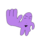 抽象化し続けているヒトデ（個別スタンプ：4）