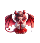怒ってもかわいい女悪魔（個別スタンプ：5）