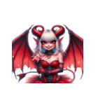 怒ってもかわいい女悪魔（個別スタンプ：14）