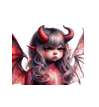 怒ってもかわいい女悪魔（個別スタンプ：16）