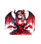 怒ってもかわいい女悪魔（個別スタンプ：17）