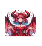 怒ってもかわいい女悪魔（個別スタンプ：30）