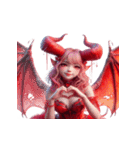 怒ってもかわいい女悪魔（個別スタンプ：32）