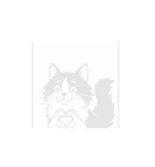 ふわ猫アゴの日常（個別スタンプ：5）