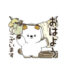 動く犬さん 2025 「秋」（個別スタンプ：1）