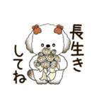 動く犬さん 2025 「秋」（個別スタンプ：10）