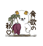動く犬さん 2025 「秋」（個別スタンプ：15）