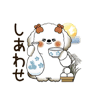動く犬さん 2025 「秋」（個別スタンプ：19）
