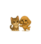 かわいい猫とコッカスパニエルの（個別スタンプ：2）