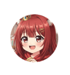 赤ワインみなみちゃんの日常プレミアム（個別スタンプ：6）