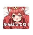 赤ワインみなみちゃんの日常プレミアム（個別スタンプ：8）