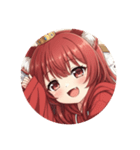 赤ワインみなみちゃんの日常プレミアム（個別スタンプ：21）