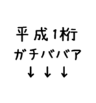 平成1桁ガチババア（個別スタンプ：27）