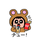 ポポベア.おやつタイム！（個別スタンプ：28）