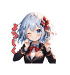 女子力MAX絵文字（個別スタンプ：2）