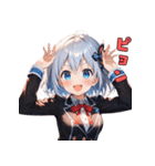 女子力MAX絵文字（個別スタンプ：3）
