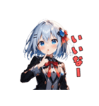 女子力MAX絵文字（個別スタンプ：6）