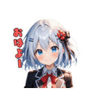 女子力MAX絵文字（個別スタンプ：10）