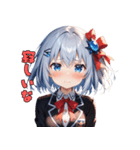 女子力MAX絵文字（個別スタンプ：24）